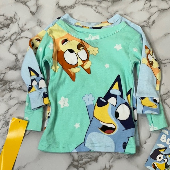 Bluey Newborn Pijama 2 piece Top Set various Size - Picture 7 of 9